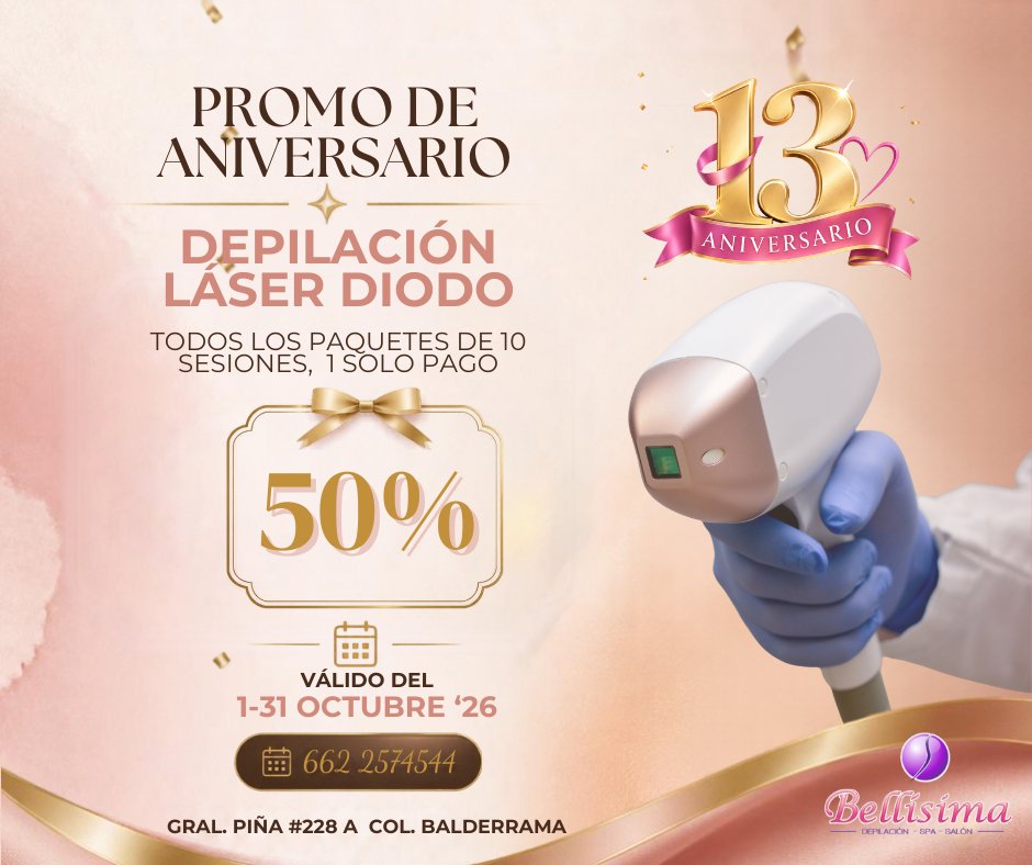 Anuncio de Bellísima Depilación, Spa y Salón