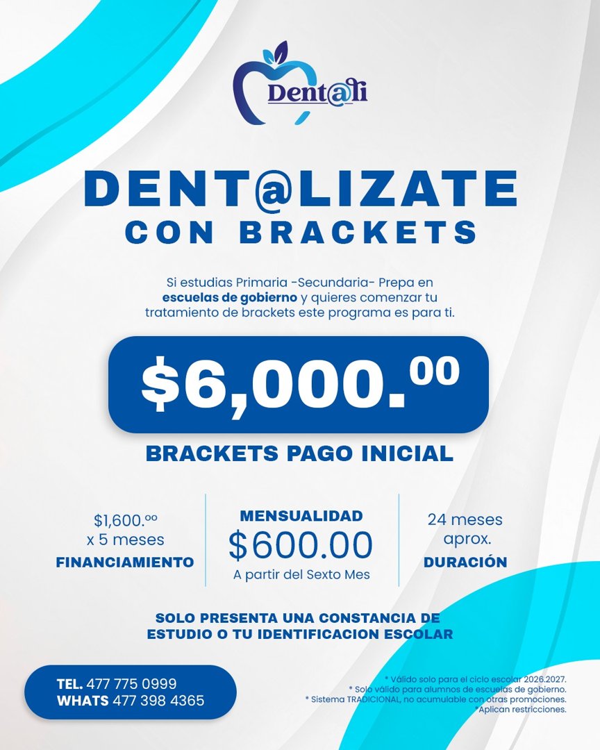 Anuncio de Dentali, Odontología Gral y Especialidades: tratamiento de brackets