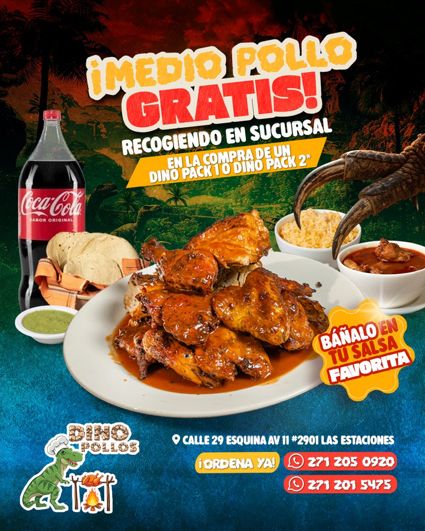 Anuncio de Dinopollos: pollo