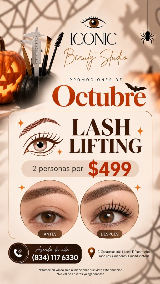 Anuncio de Iconic: Lash lifting