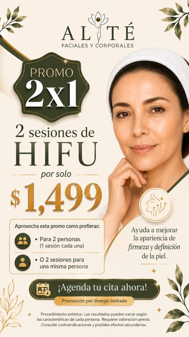 Anuncio de Alité Spa: HIFU
