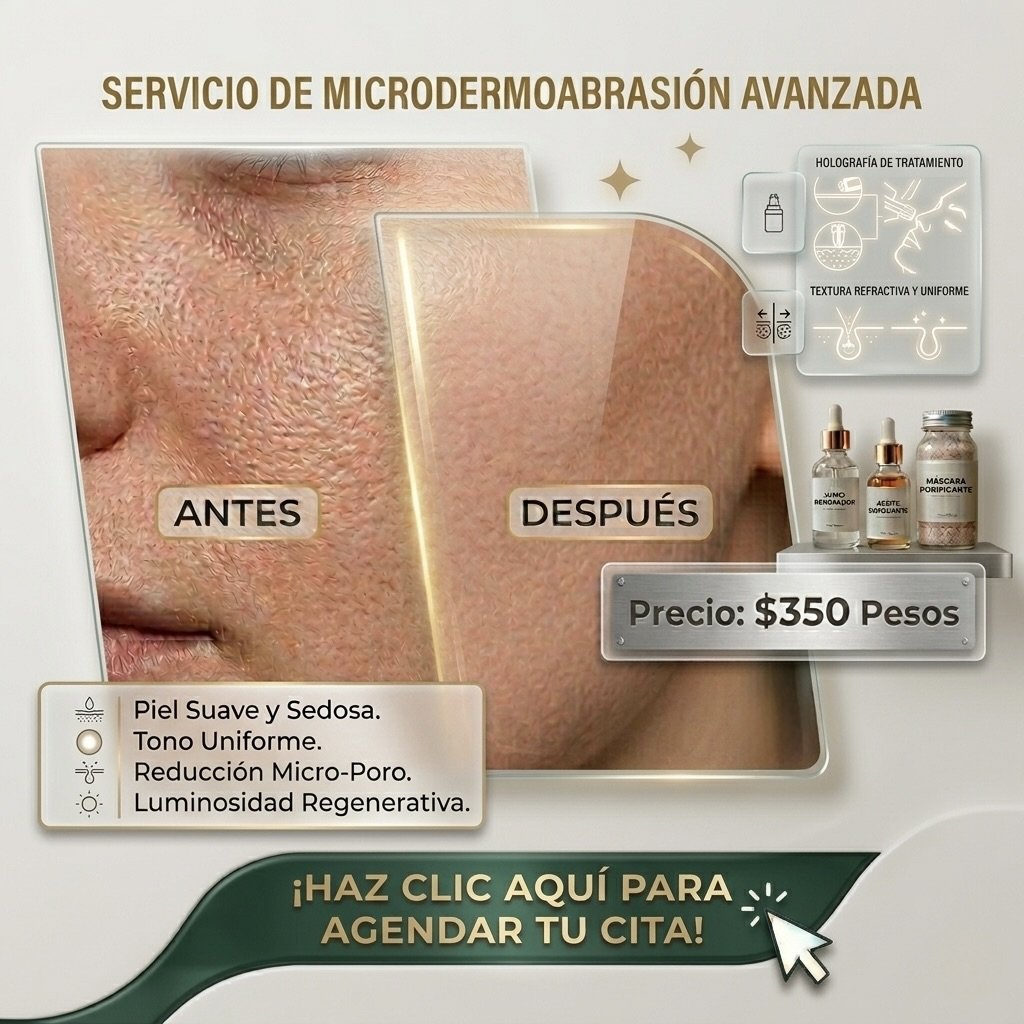 Anuncio de Yesenia Yerena Salon & Spa: Microdermoabrasión