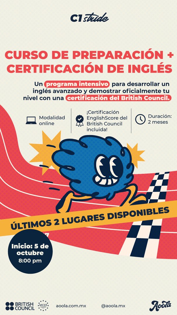 Anuncio de Aoola - Inglés online: curso de preparación y certificación de inglés