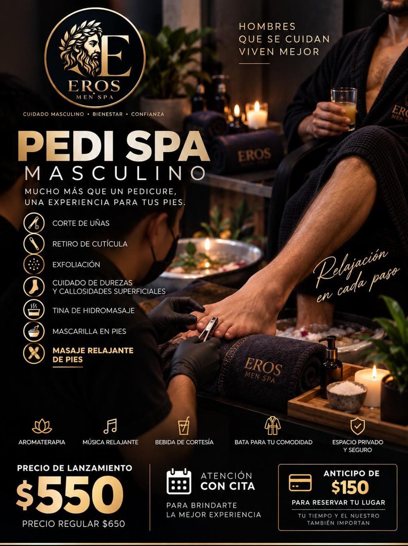 Anuncio de EROS MEN SPA: Pedi Spa Masculino