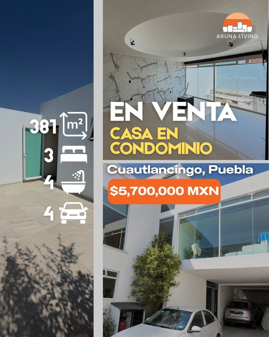 Anuncio de Aruna Living: casa en condominio