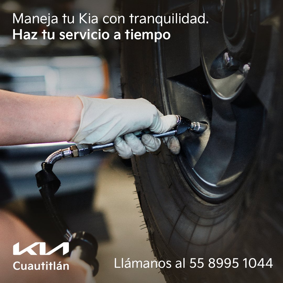 Anuncio de Kia Cuautitlán: servicio de mantenimiento