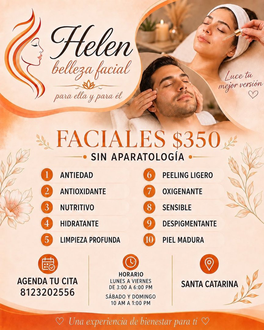 Anuncio de Helen Belleza Facial: Facial