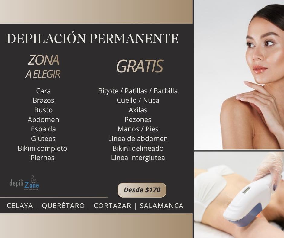 Anuncio de DepiliZone - Depilación permanente y servicios de belleza: Depilación permanente