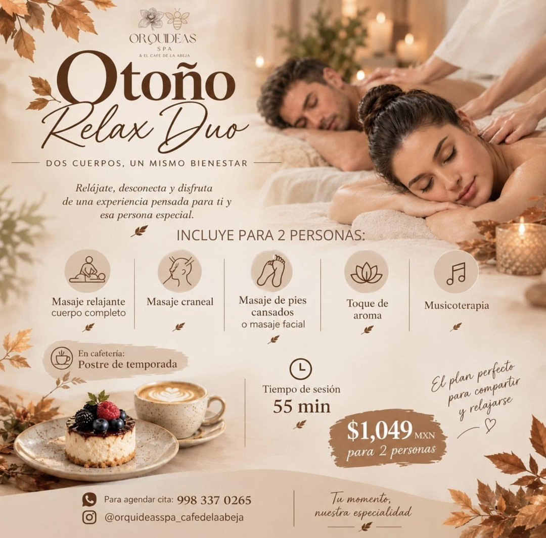 Anuncio de Orquideas SPA & El cafe de la abeja