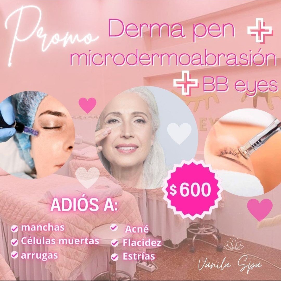 Anuncio de Vanila spa salon: Combo de dermapen y microdermoabrasión + BB eyes