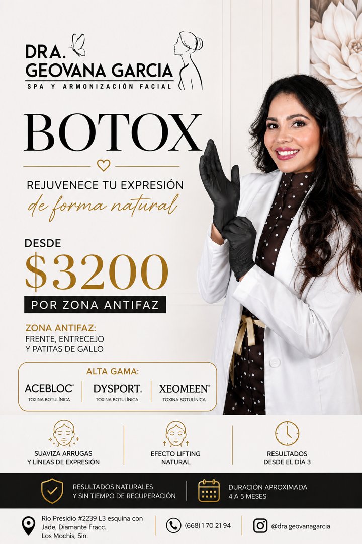 Anuncio de Dra. Geovana Garcia - Medical Spa