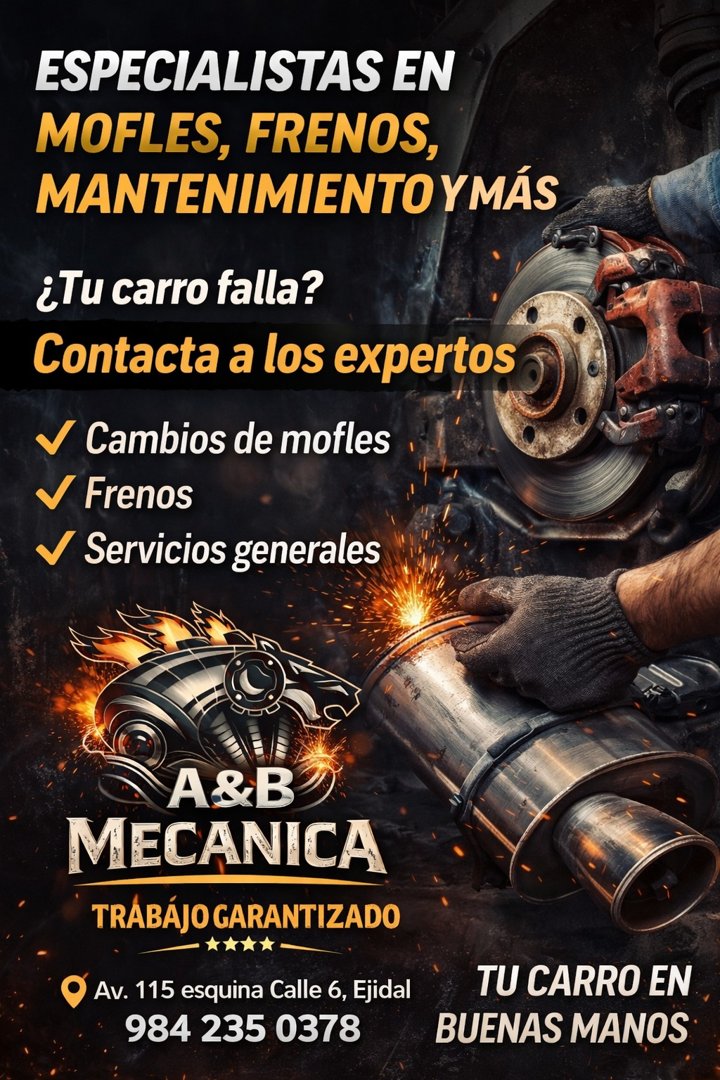 Anuncio de A&B Taller Mecánico y Mofles: taller mecánico