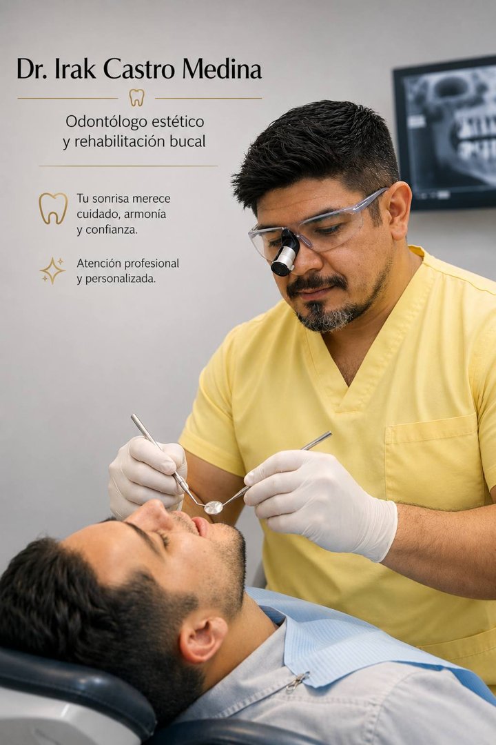 Anuncio de IRAK Dental Care Odontología Estética Integral: odontología estética y rehabilitación bucal