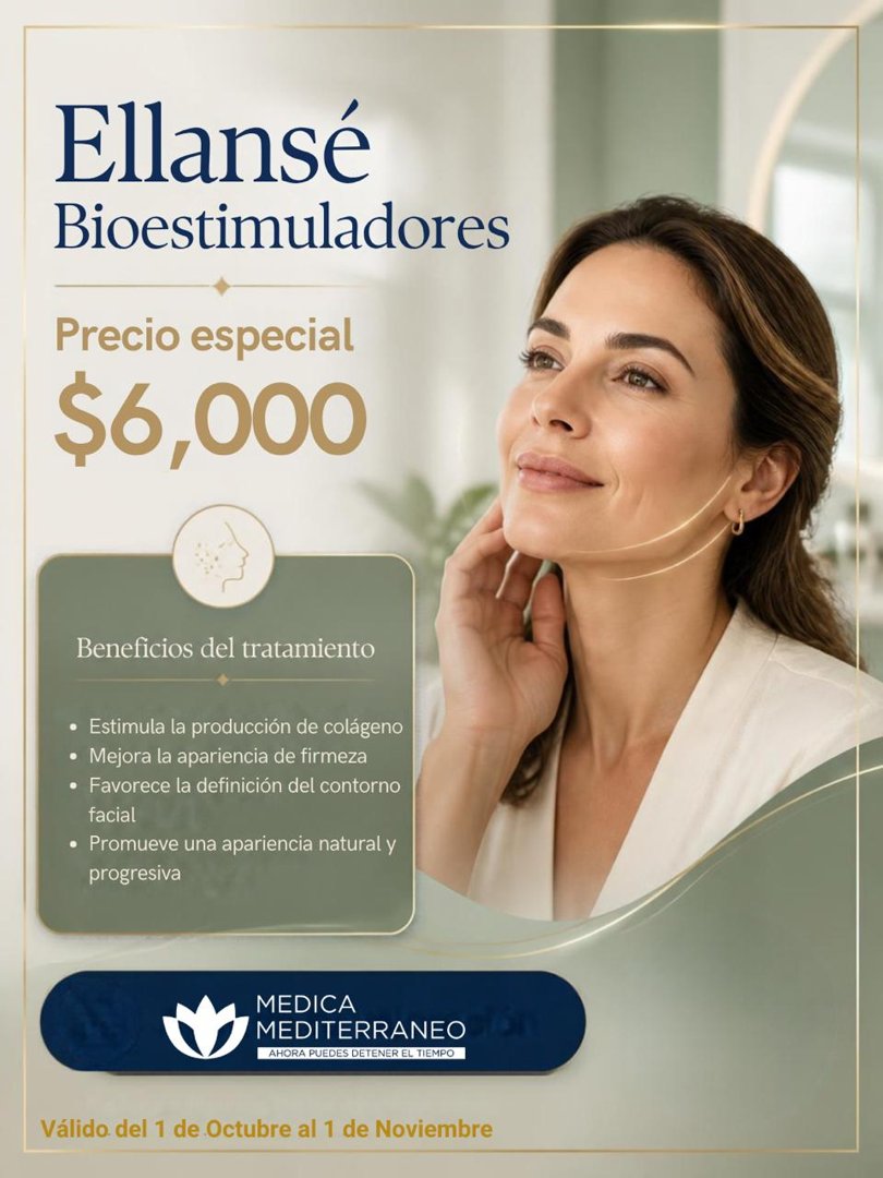 Anuncio de Médica mediterraneo unidad médica especializada: Ellansé Bioestimuladores