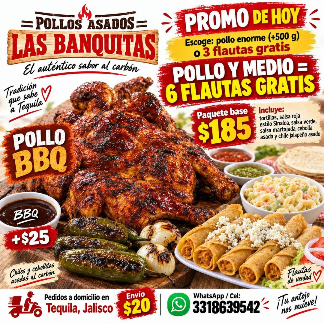 Anuncio de POLLO ASADO: Pollo asado