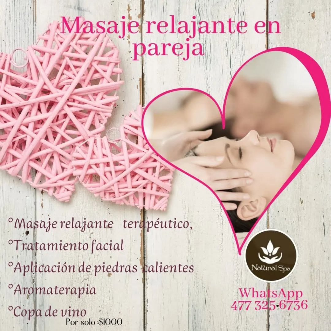 Anuncio de Natural Spa: Masaje relajante en pareja